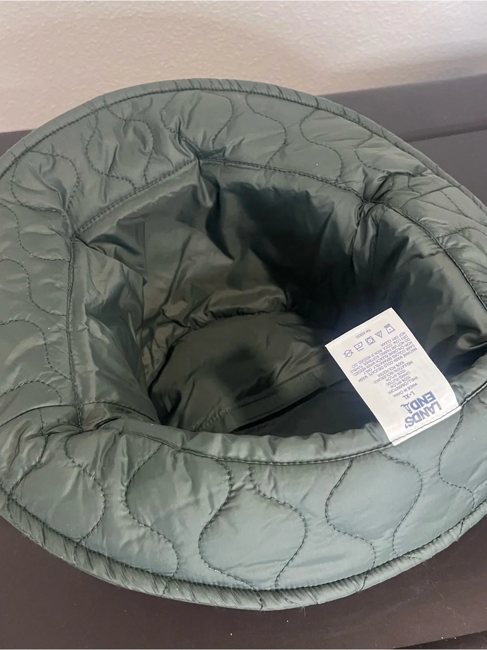 Lands End padded quilted